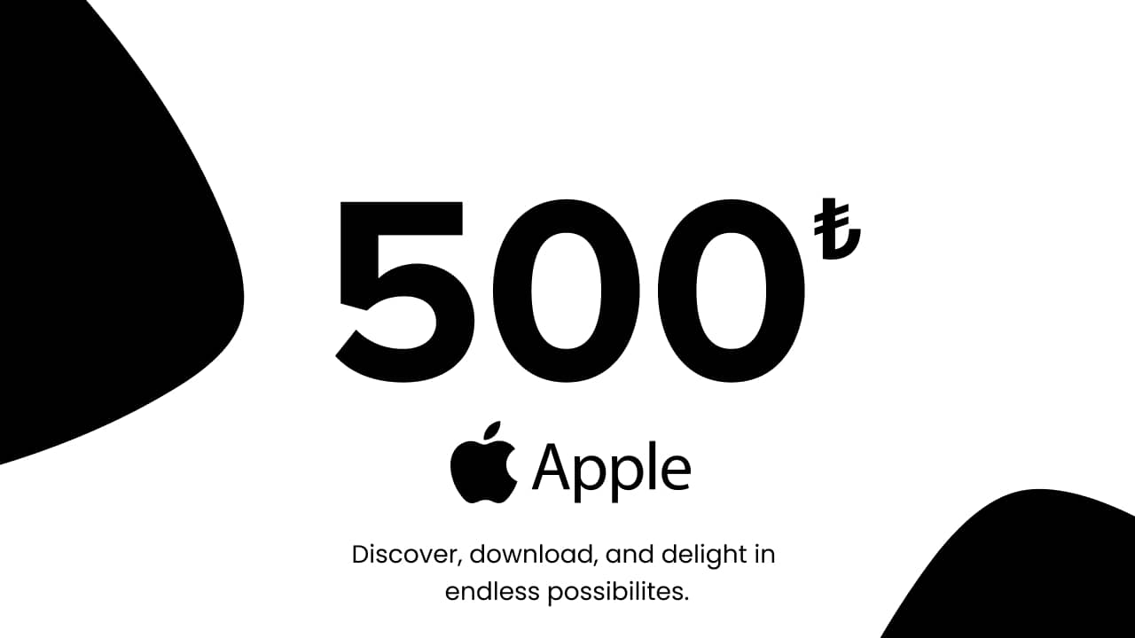 Apple - 500 TRY (Turkey)