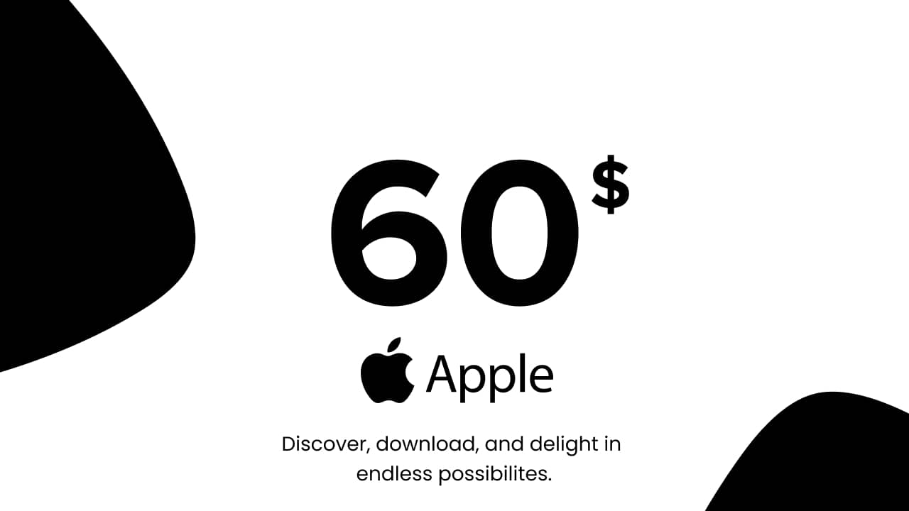 Apple - 60 USD (United States)