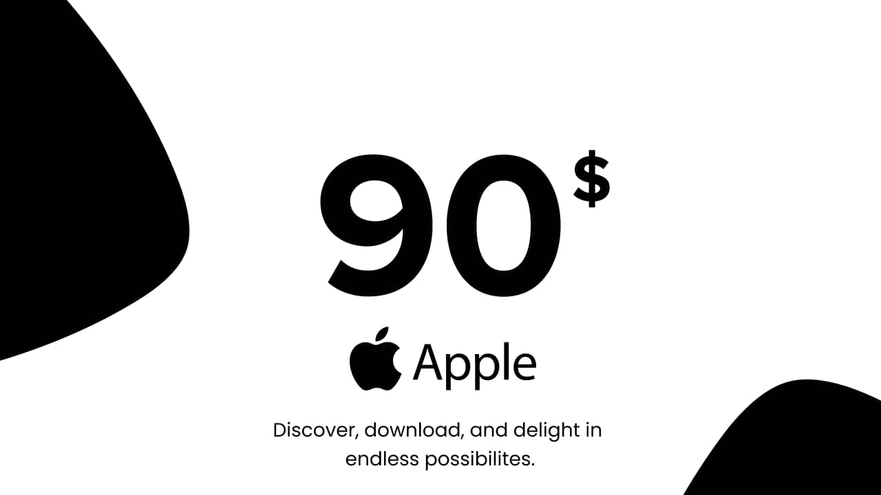 Apple - 90 USD (United States)