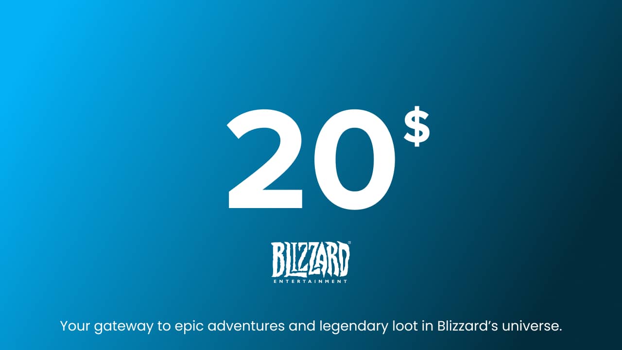 Blizzard / Battle.net Gift Card 20 USD