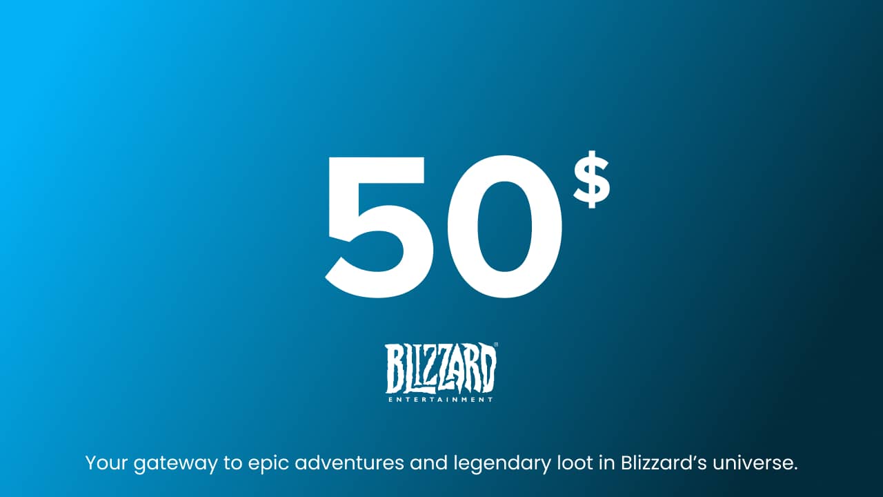 Blizzard / Battle.net Gift Card 50 USD