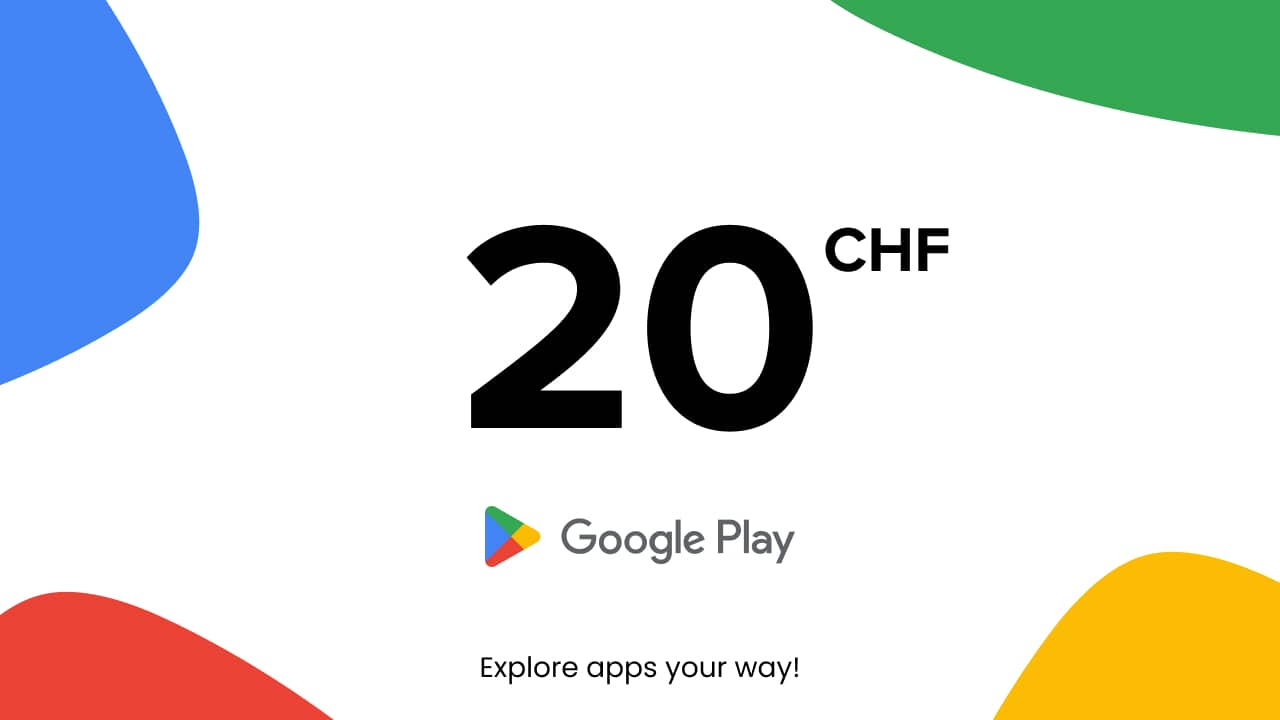 Google Play - 20 CHF (Switzerland)