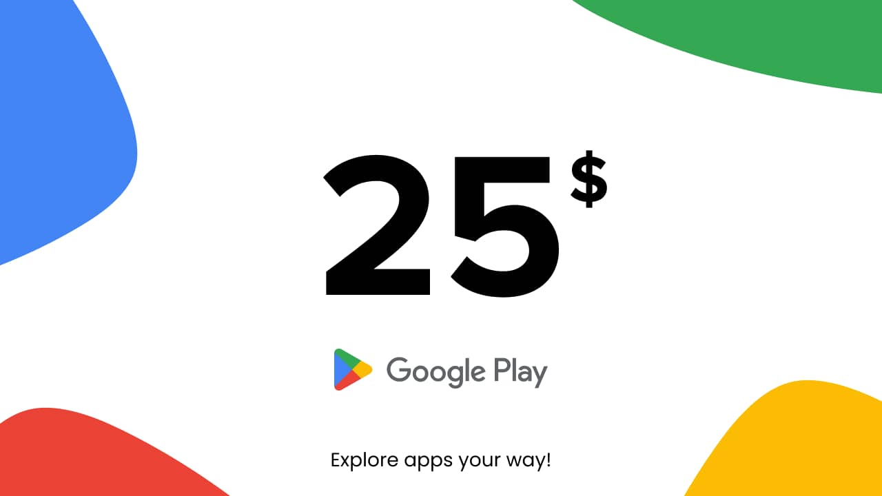 Google Play - 25 USD (United States)