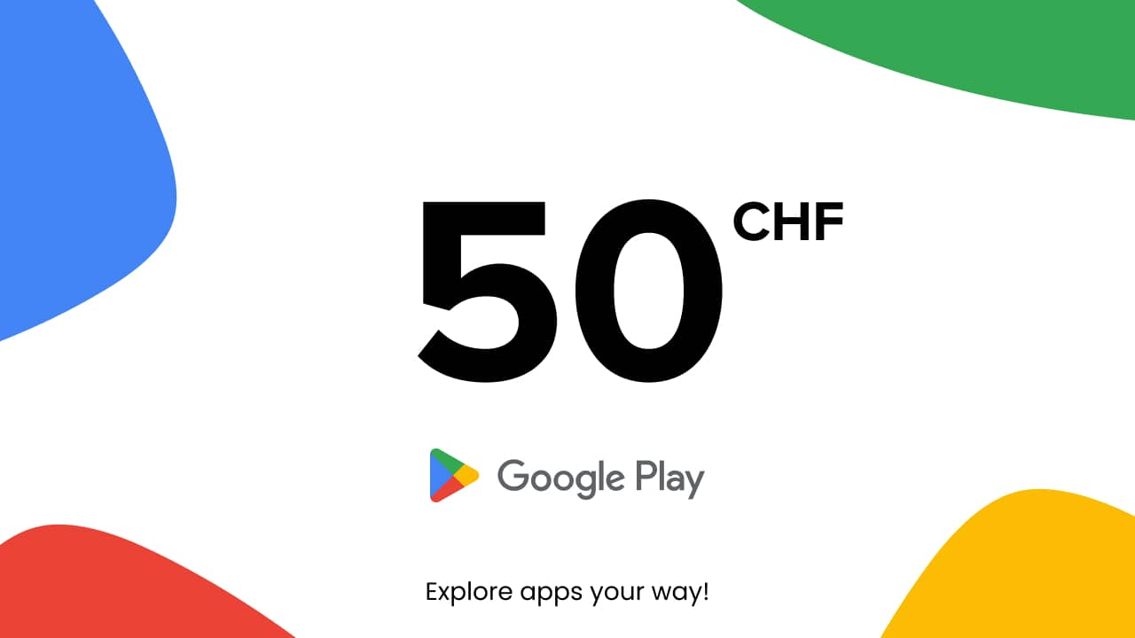 Google Play - 50 CHF (Switzerland)