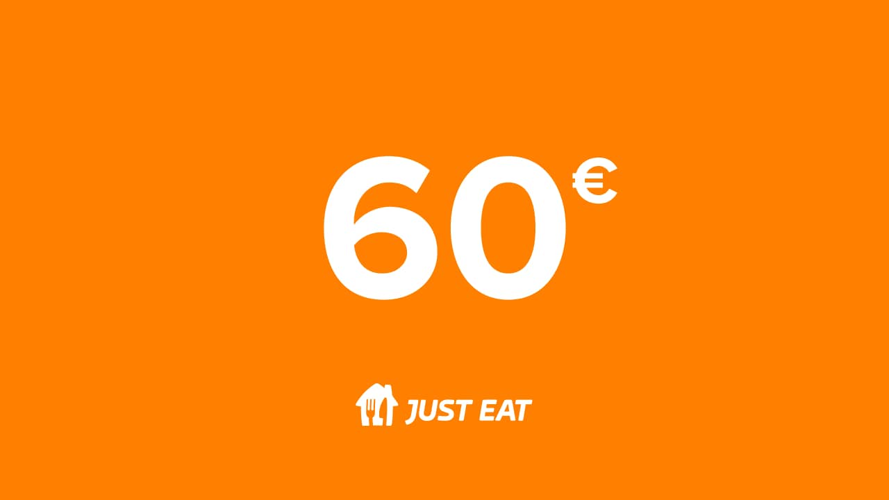 Lieferando (Just Eat) - 60 EUR (Germany)