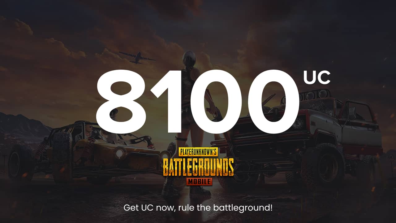 PUBG Mobile 8100 UC