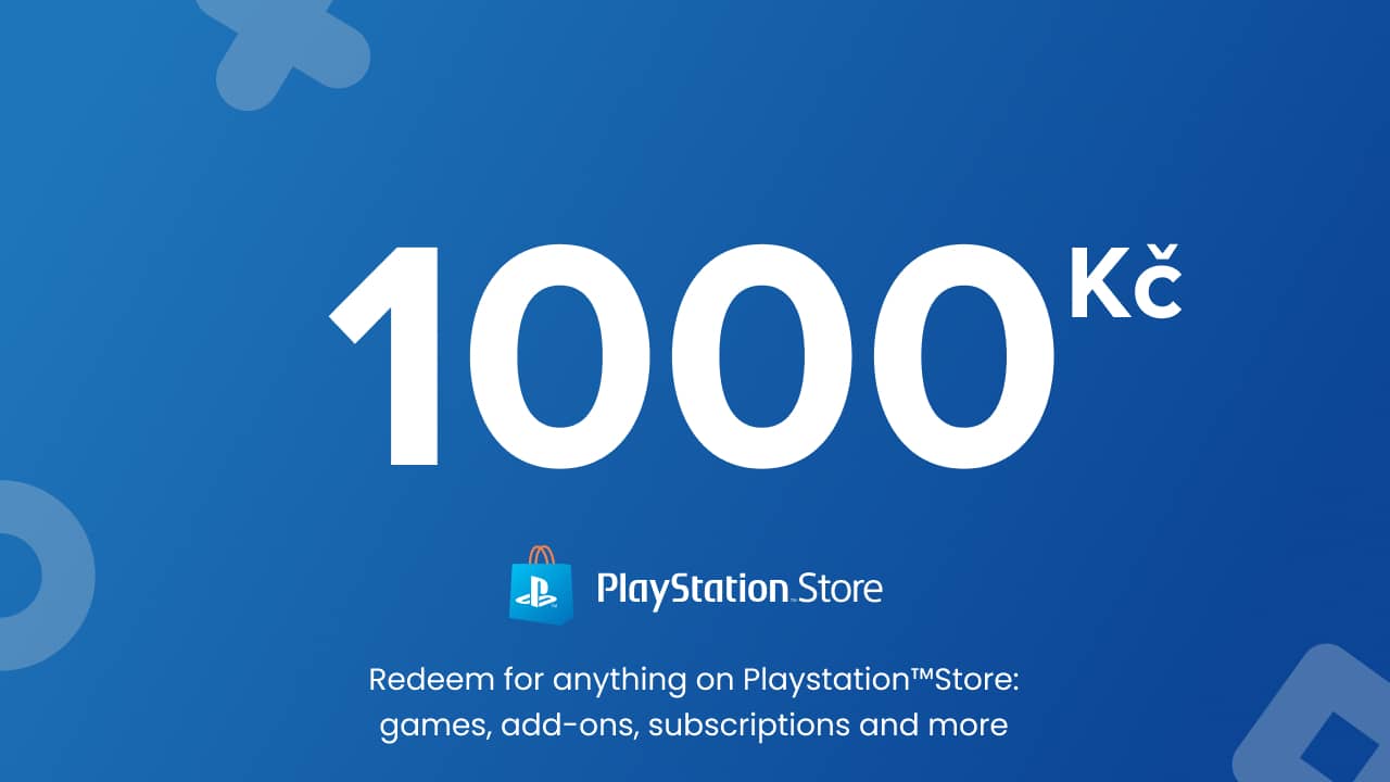Playstation Store PSN - 1000 CZK (Czech Republic)