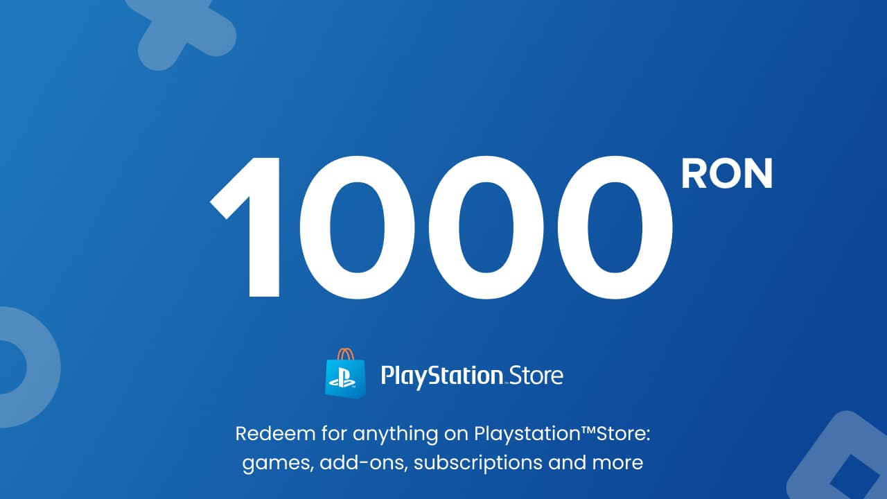 Playstation Store PSN - 1000 RON (Romania)