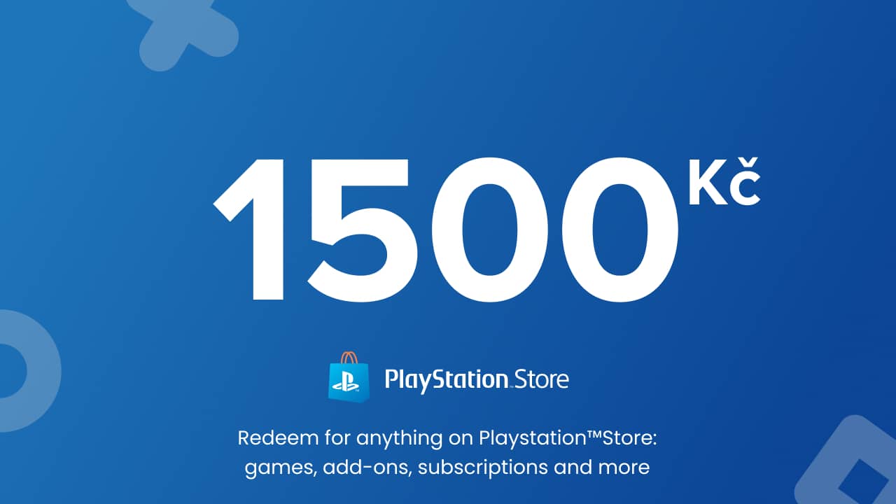 Playstation Store PSN - 1500 CZK (Czech Republic)
