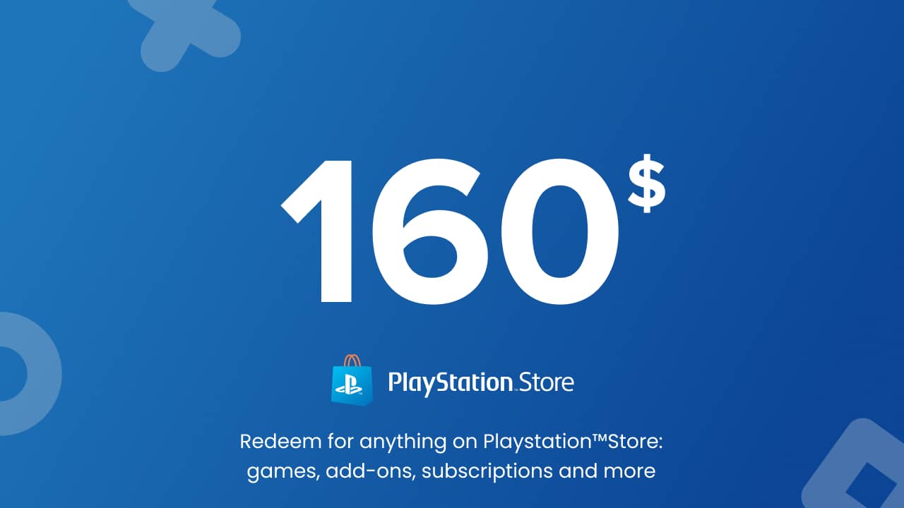 Playstation Store PSN - 160 USD (Qatar)