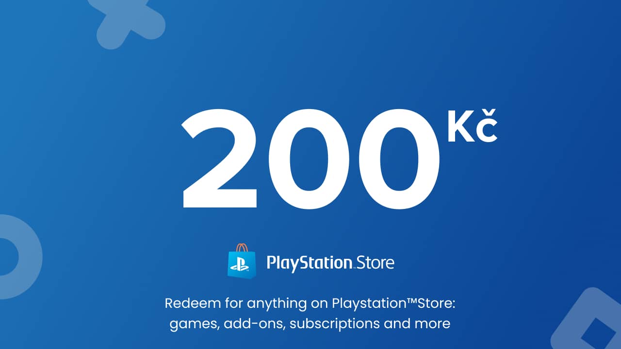 Playstation Store PSN - 200 CZK (Czech Republic)