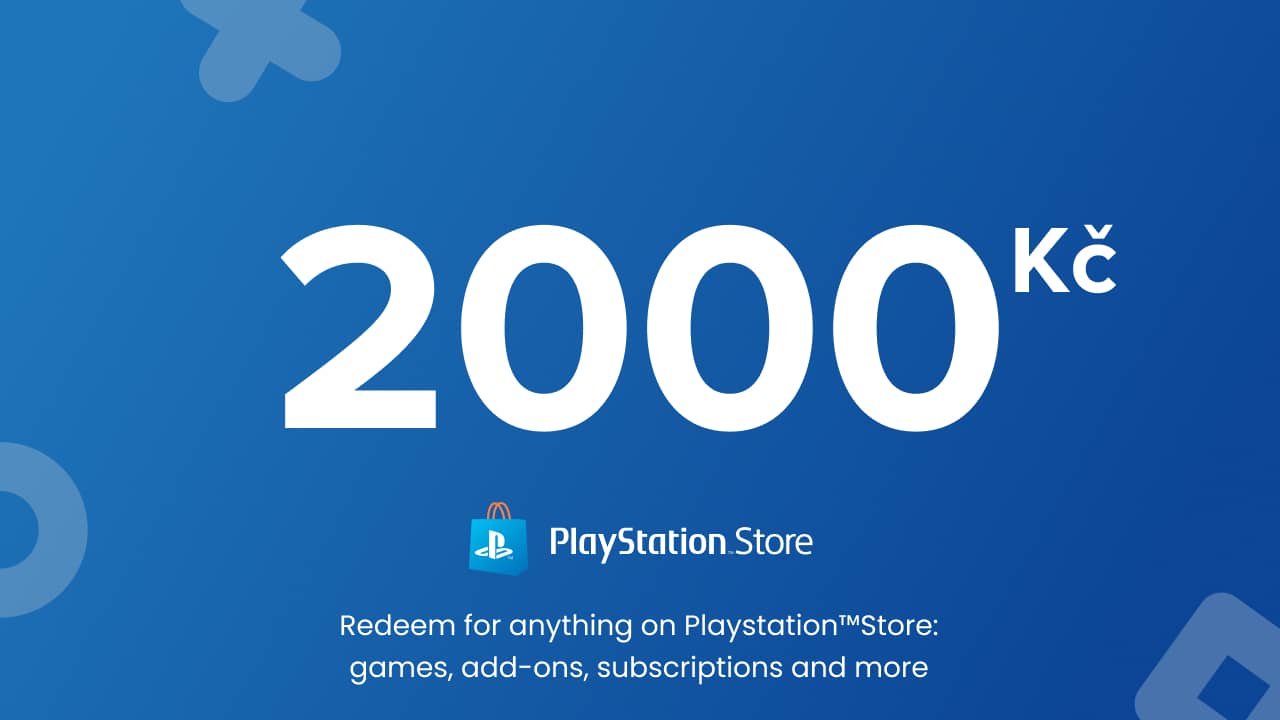 Playstation Store PSN - 2000 CZK (Czech Republic)
