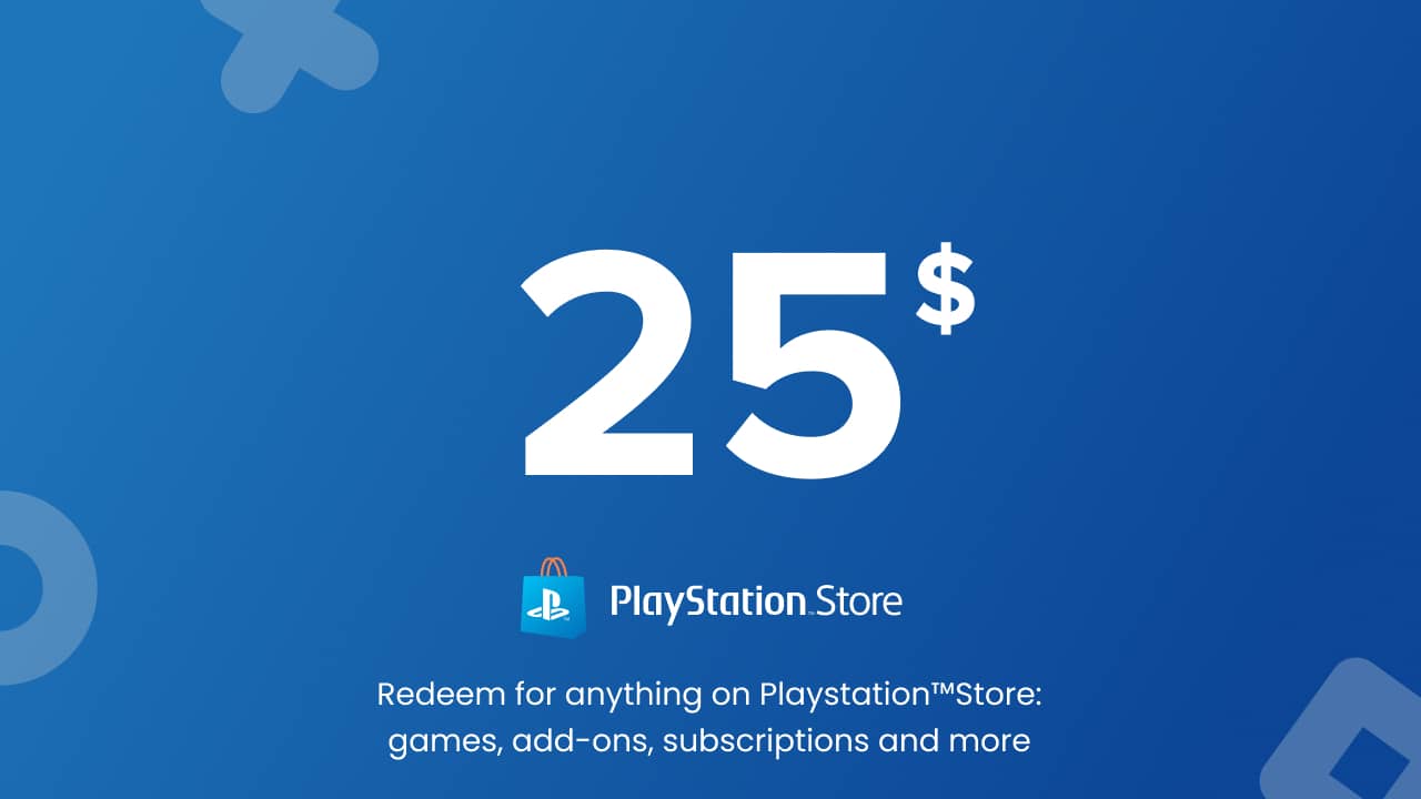 Playstation Store PSN - 25 USD (USA)