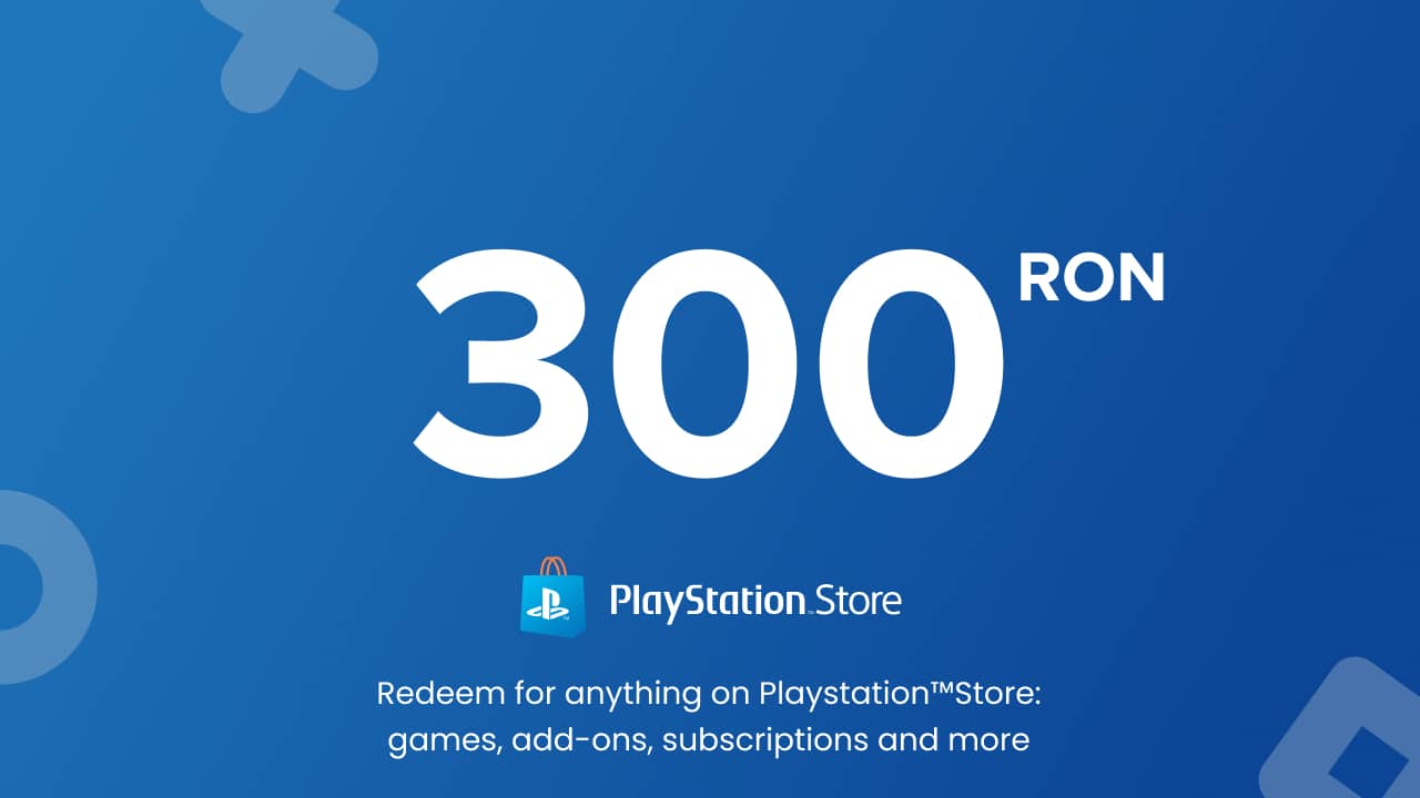 Playstation Store PSN - 300 RON (Romania)