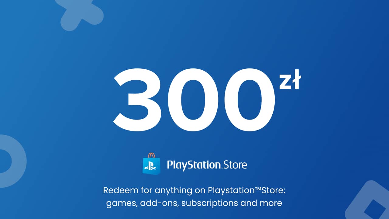 Playstation Store PSN - 300 PLN (Poland)