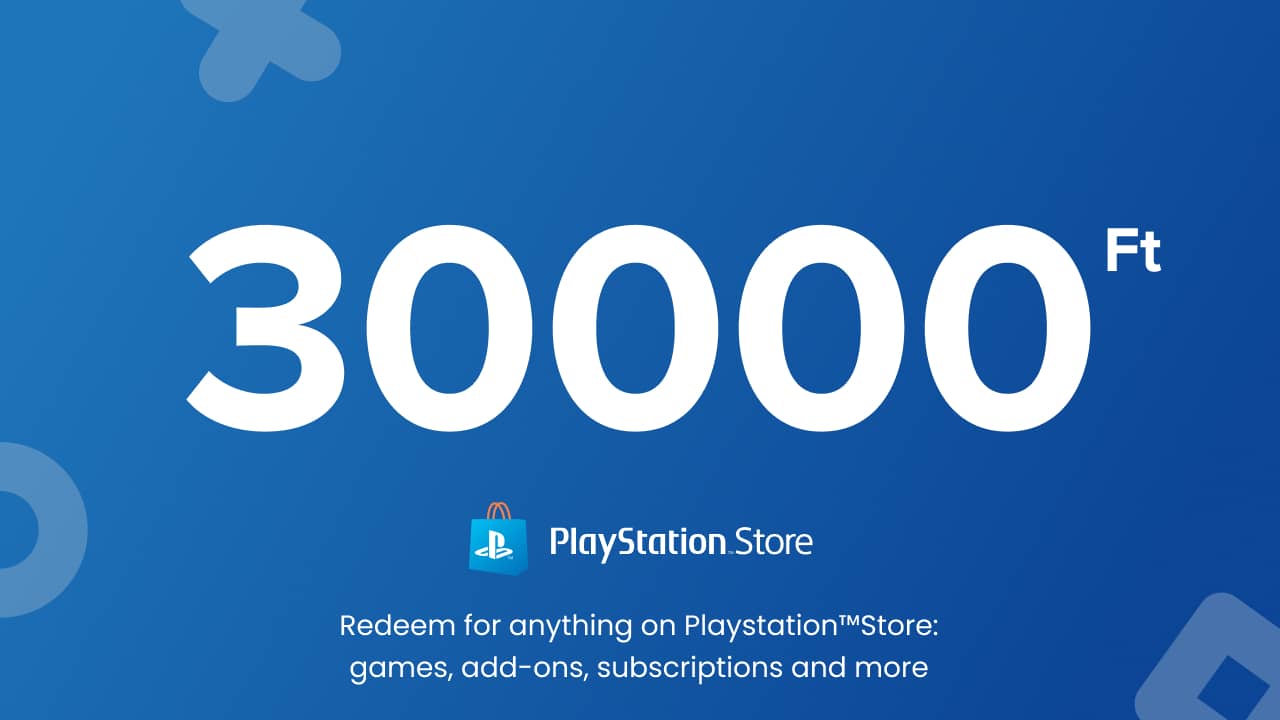 Playstation Store PSN - 30000 HUF (Hungary)