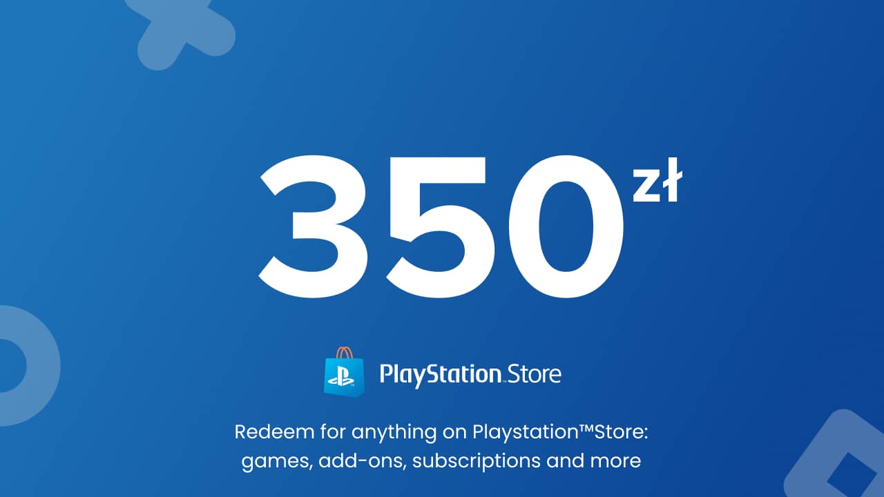 Playstation Store PSN - 350 PLN (Poland)