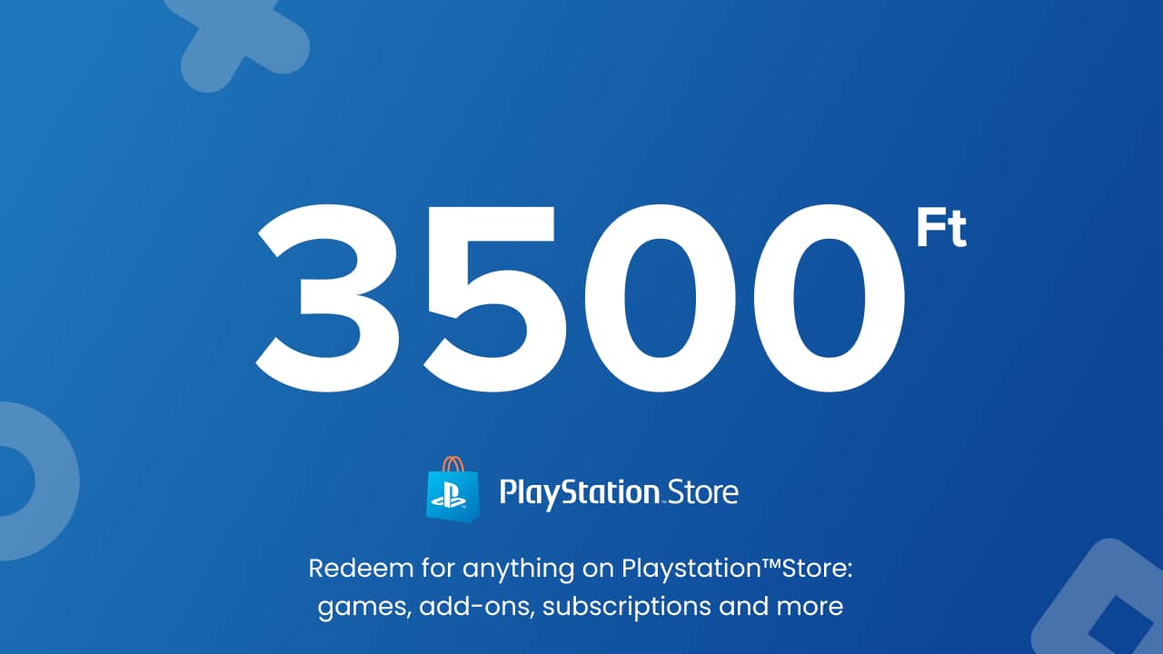 Playstation Store PSN - 3500 HUF (Hungary)