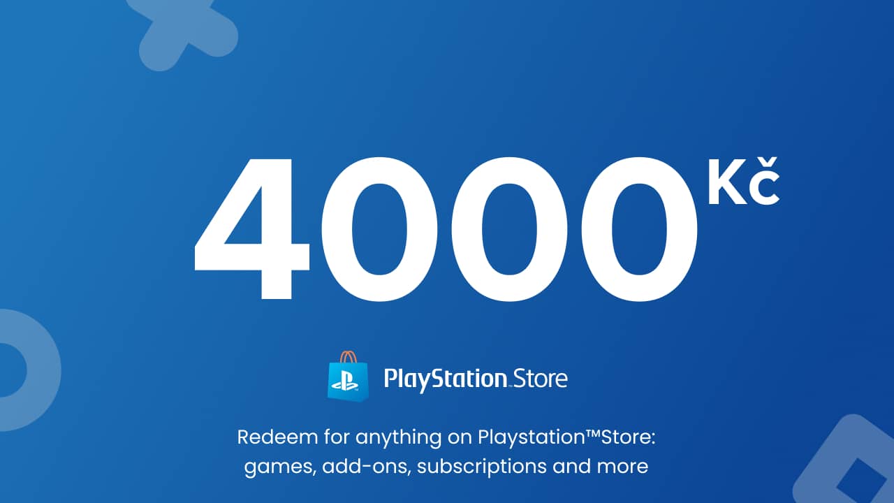 Playstation Store PSN - 4000 CZK (Czech Republic)