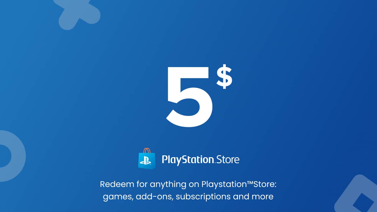 Playstation Store PSN - 5 USD (USA)