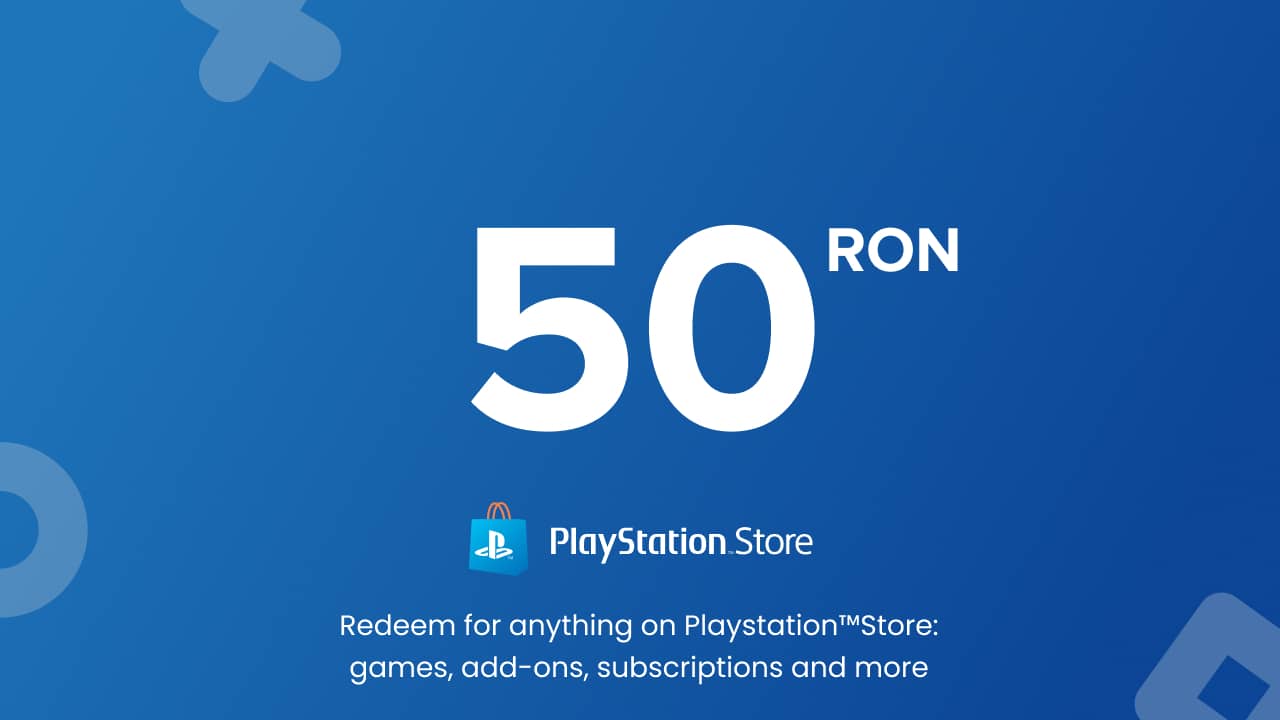 Playstation Store PSN - 50 RON (Romania)