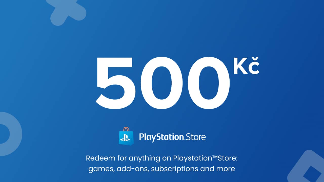 Playstation Store PSN - 500 CZK (Czech Republic)
