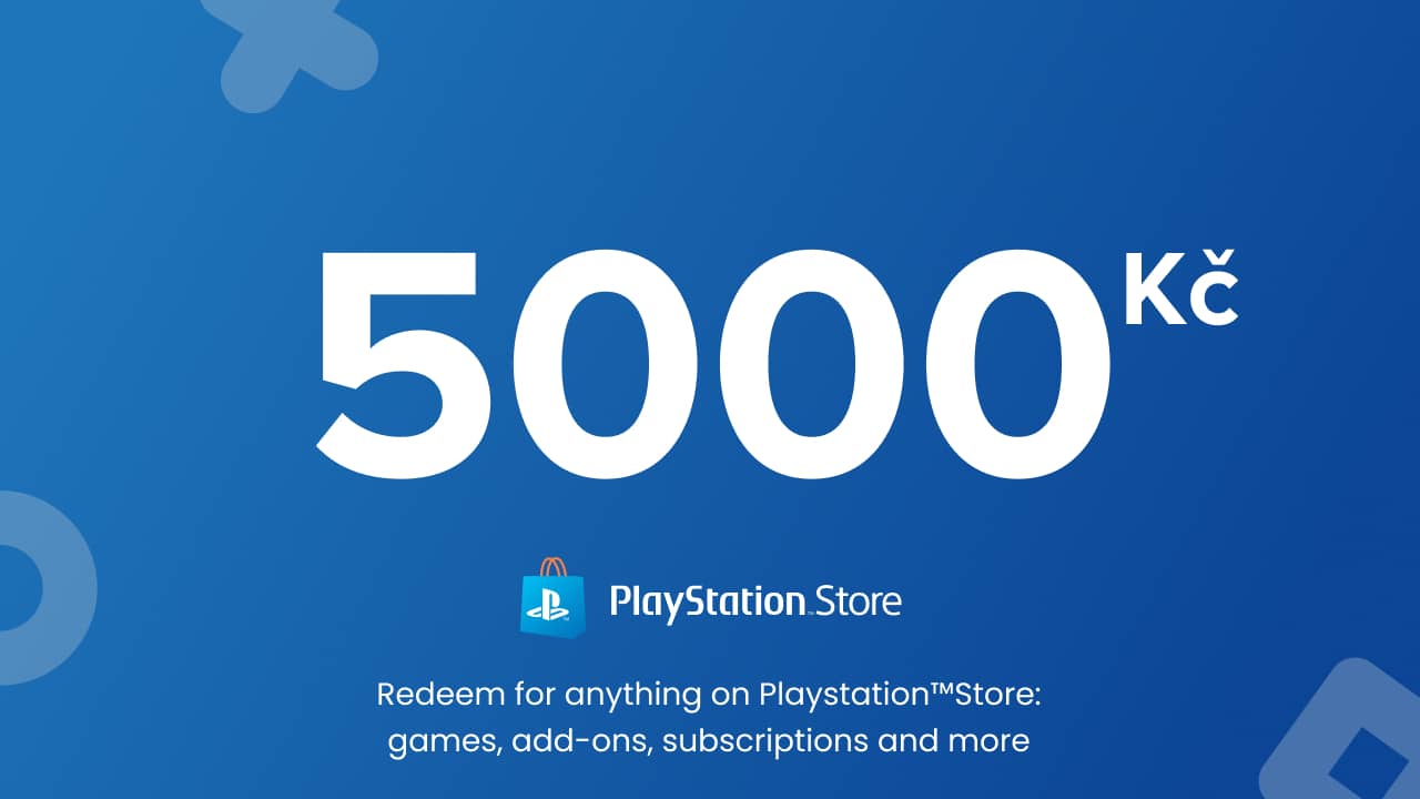 Playstation Store PSN - 5000 CZK (Czech Republic)