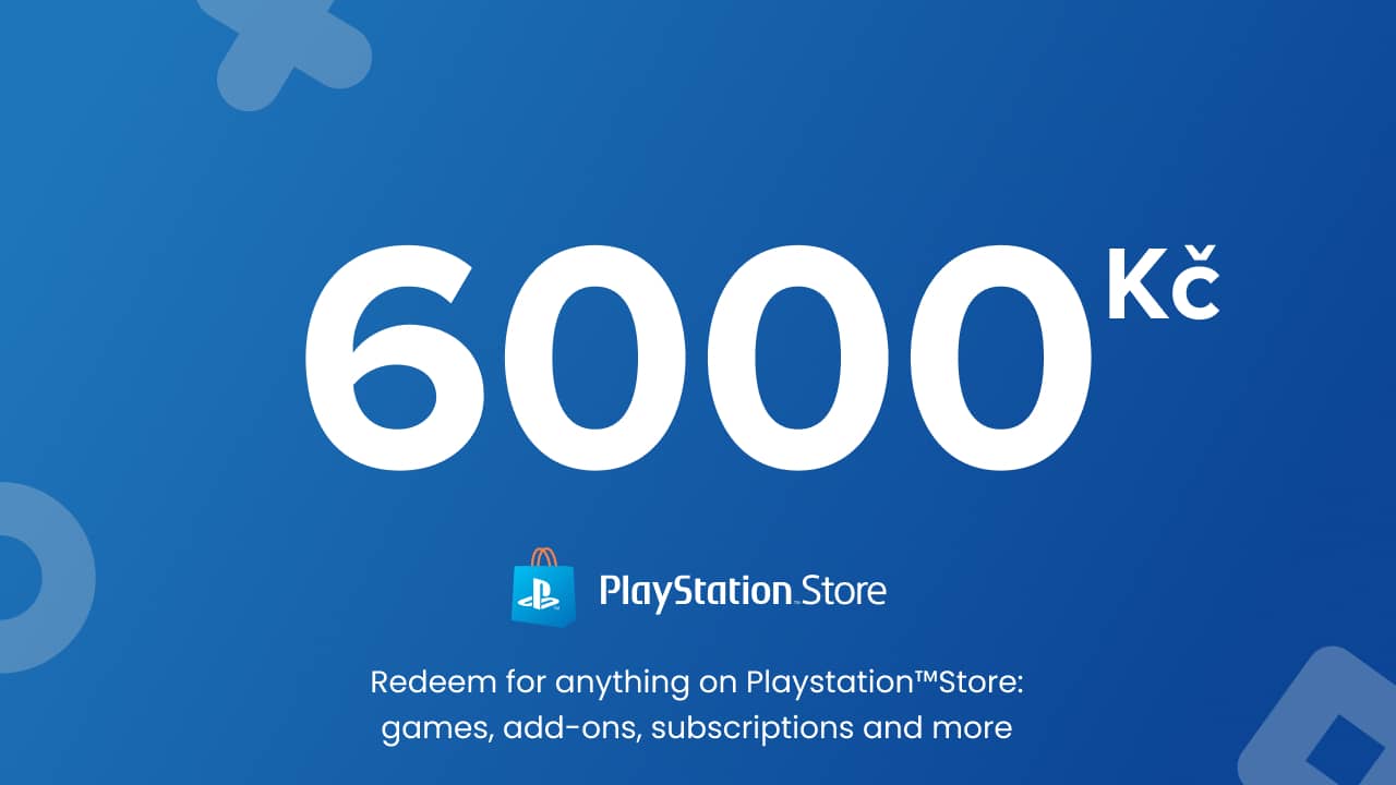 Playstation Store PSN - 6000 CZK (Czech Republic)