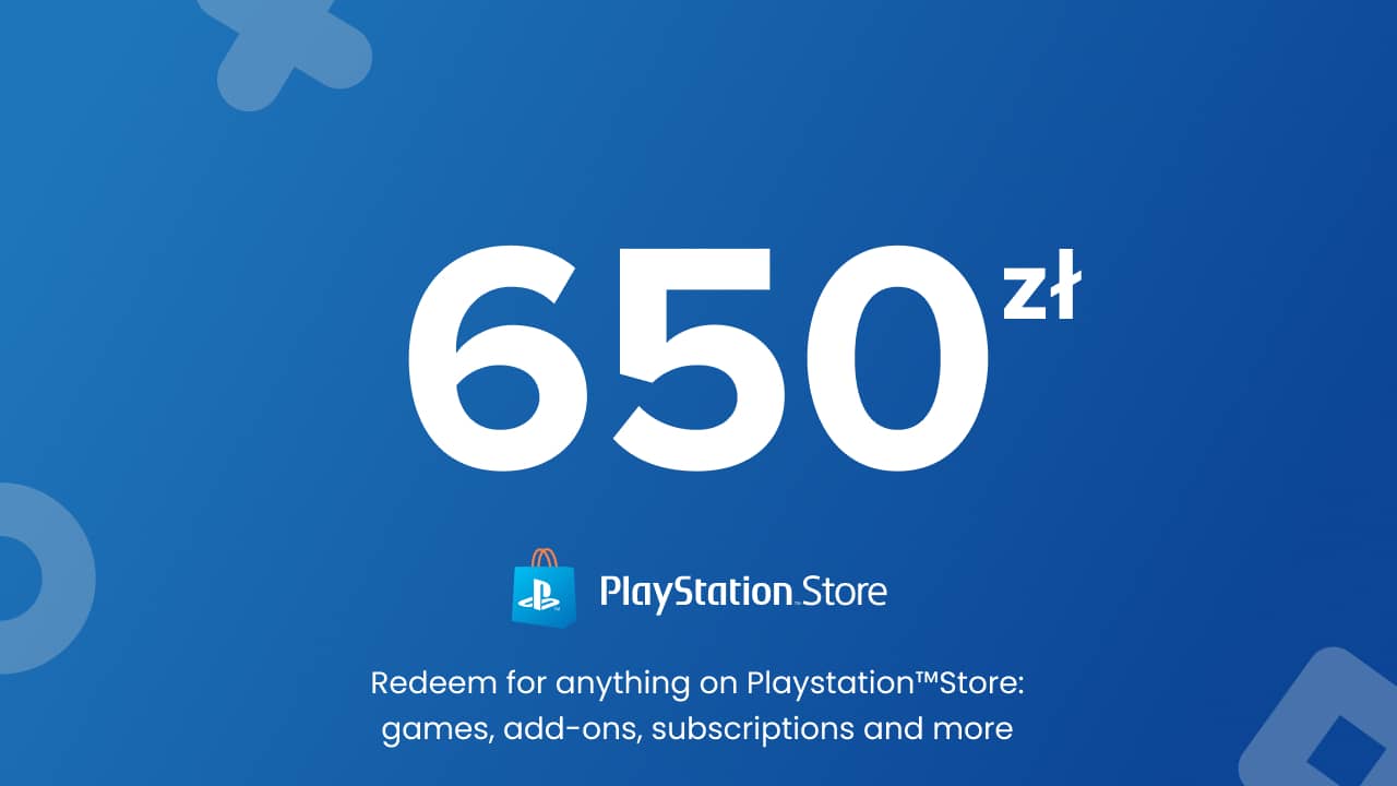 Playstation Store PSN - 650 PLN (Poland)