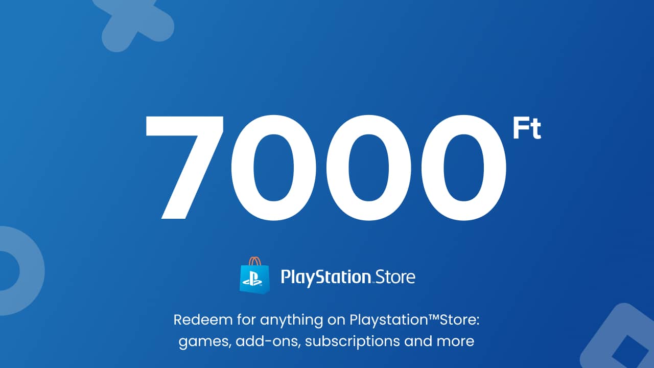 Playstation Store PSN - 7000 HUF (Hungary)