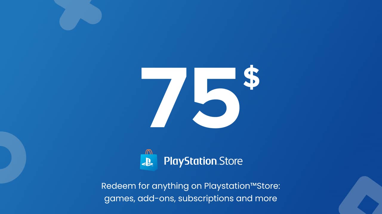 Playstation Store PSN - 75 USD (USA)