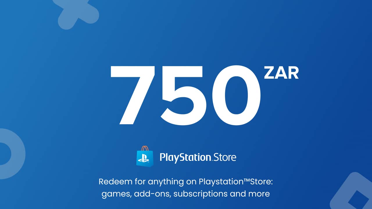Playstation Store PSN - 750 ZAR (South Africa)