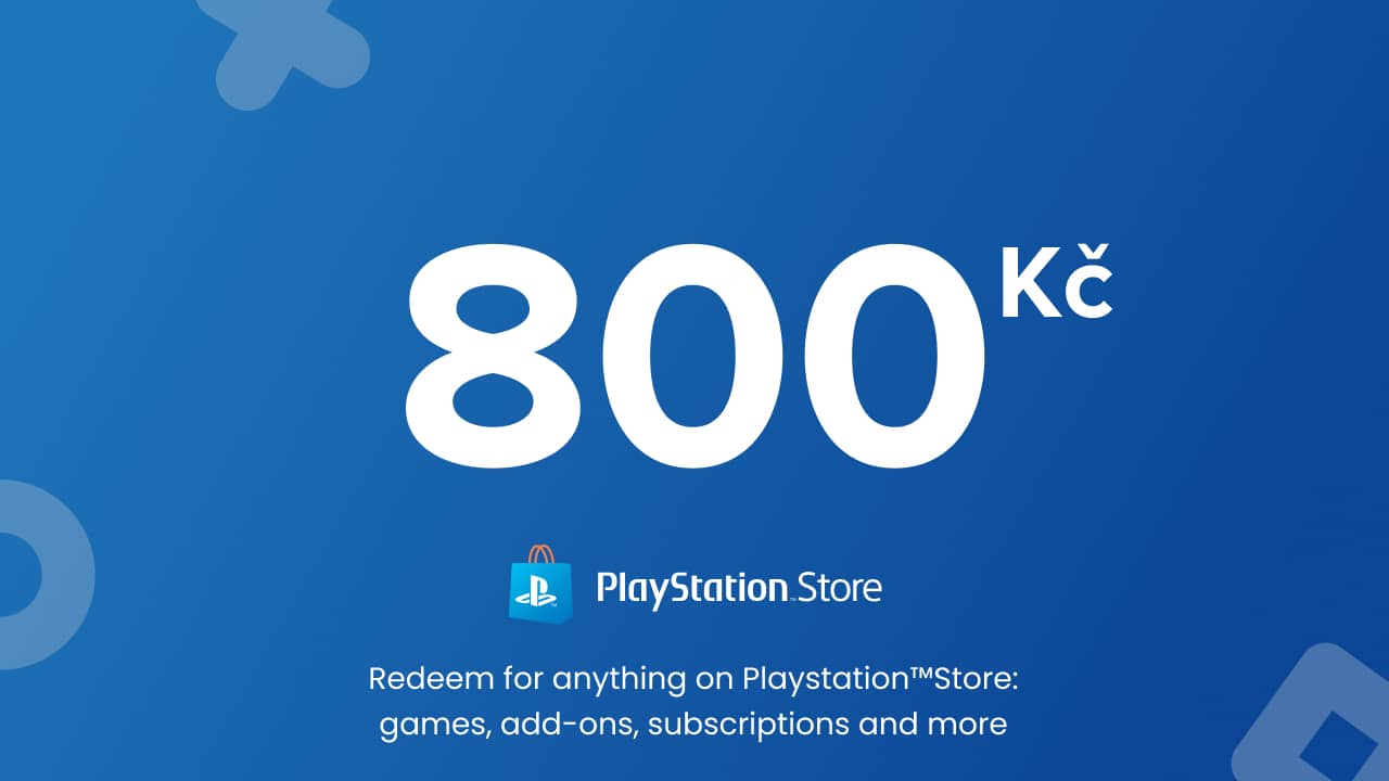 Playstation Store PSN - 800 CZK (Czech Republic)