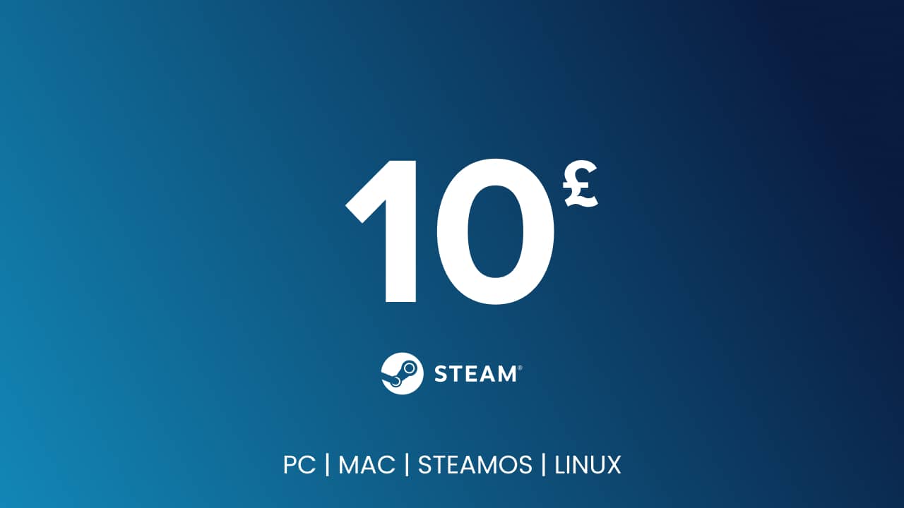 Steam Gift Card - 10 GBP