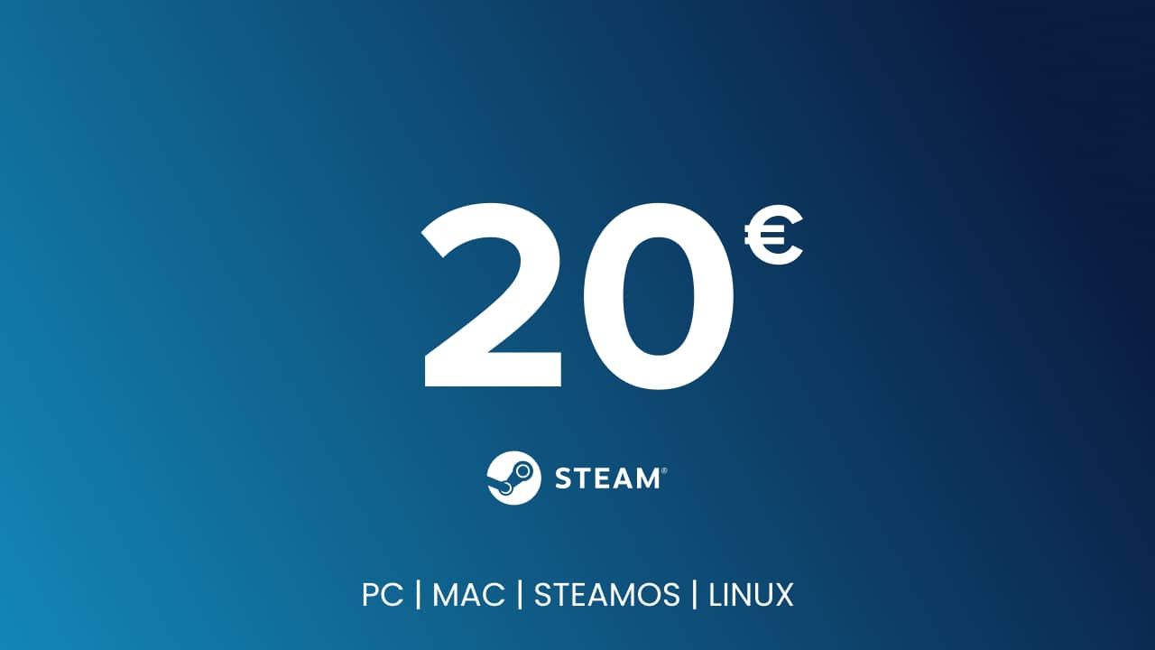 Steam Gift Card - 20 EUR
