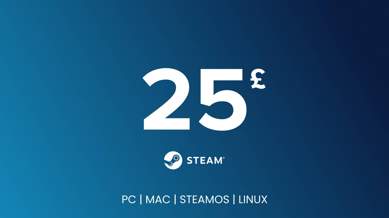 Steam Gift Card - 25 GBP