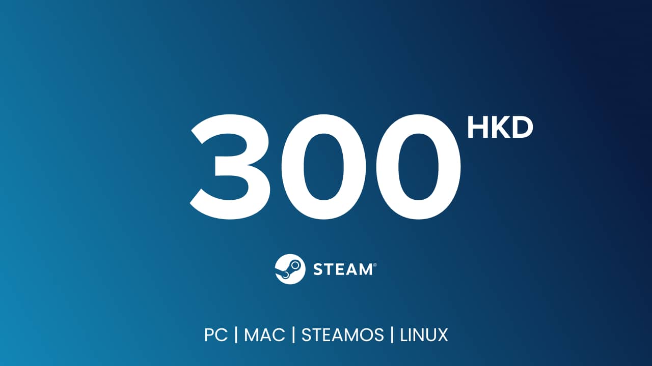 Steam Gift Card - 300 HKD