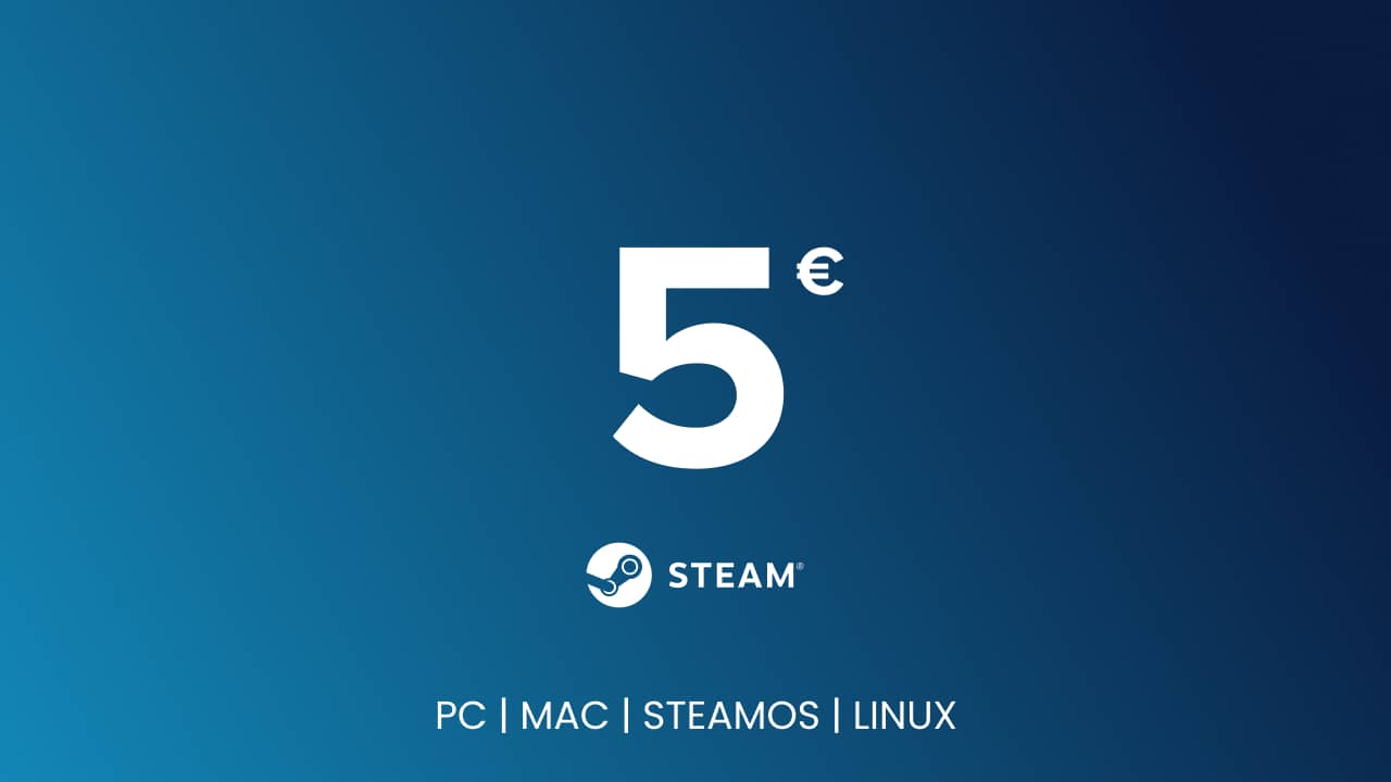 Steam Gift Card - 5 EUR