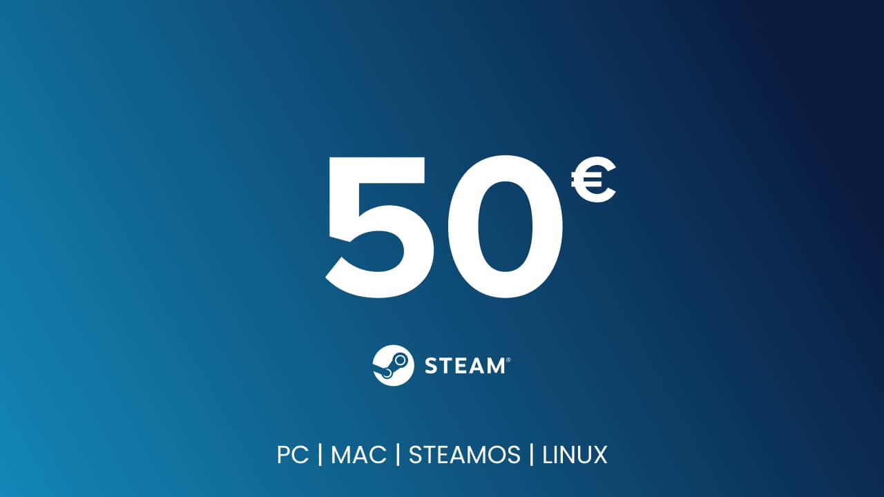 Steam Gift Card - 50 EUR
