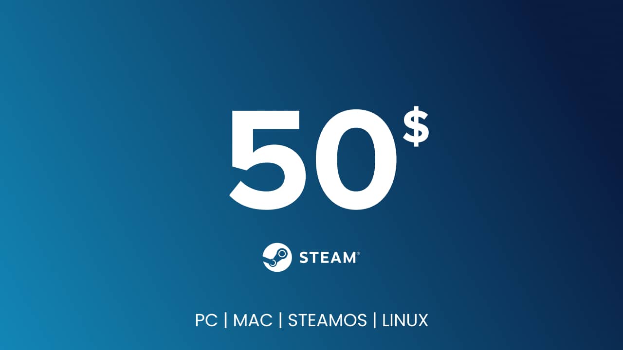 Steam Gift Card - 50 USD