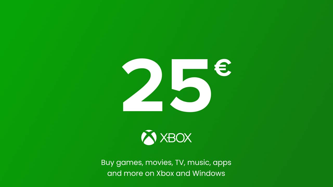 Xbox Store - 25 EUR (Europe)
