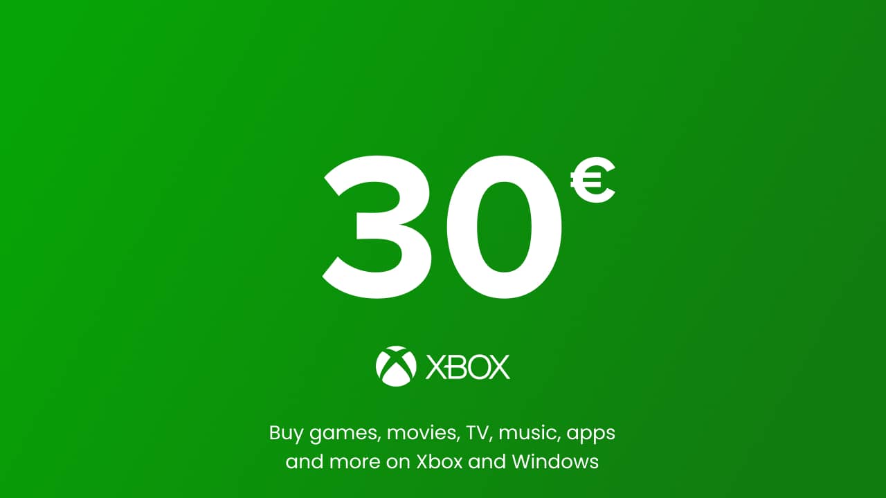 Xbox Store - 30 EUR (Europe)