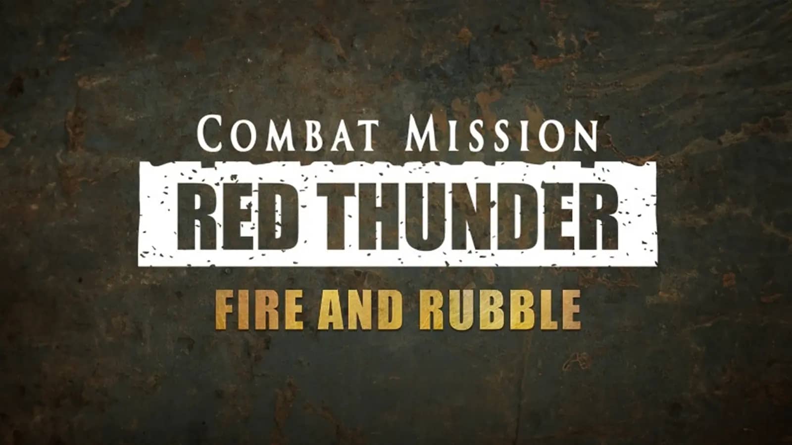Combat Mission: Red Thunder - Fire and Rubble