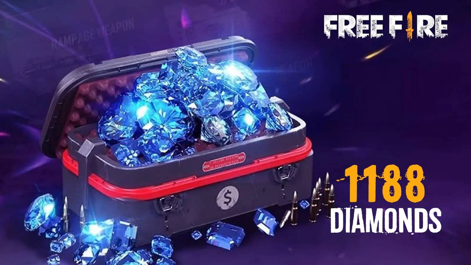 Garena Free Fire: 1188 Diamonds