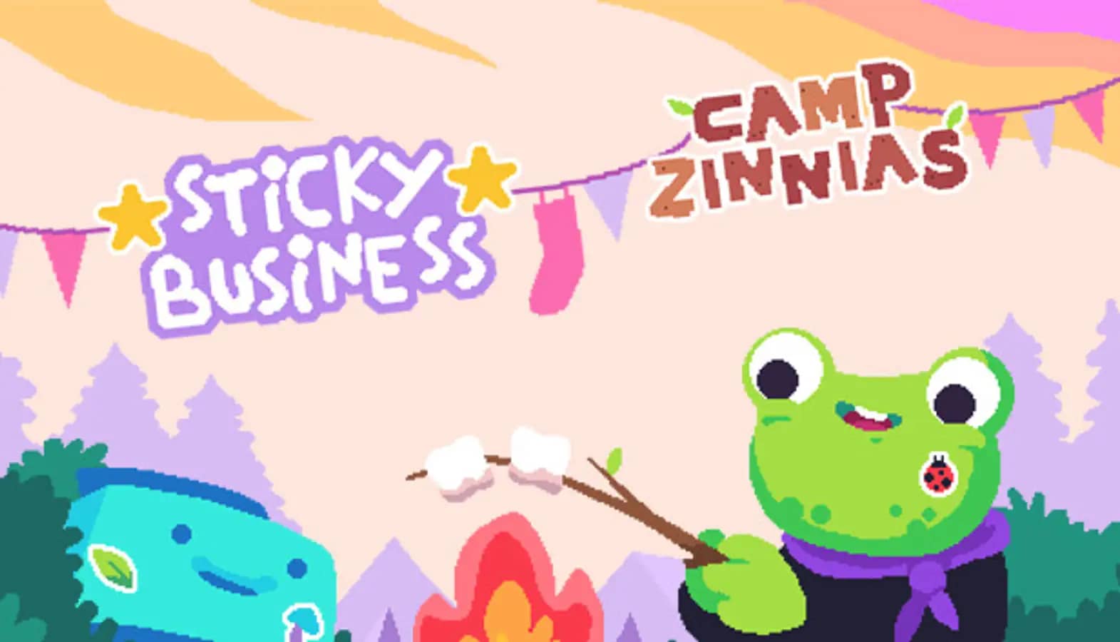 Sticky Business: Camp Zinnias