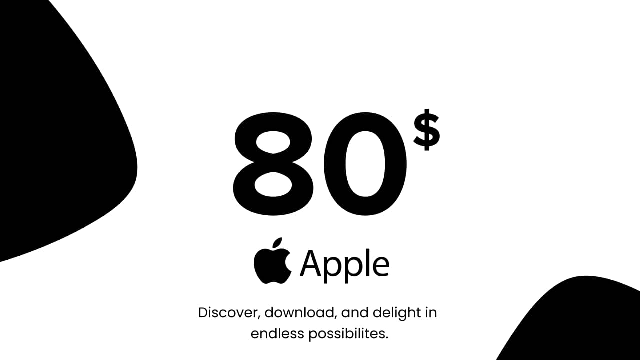 Apple - 80 USD (United States)