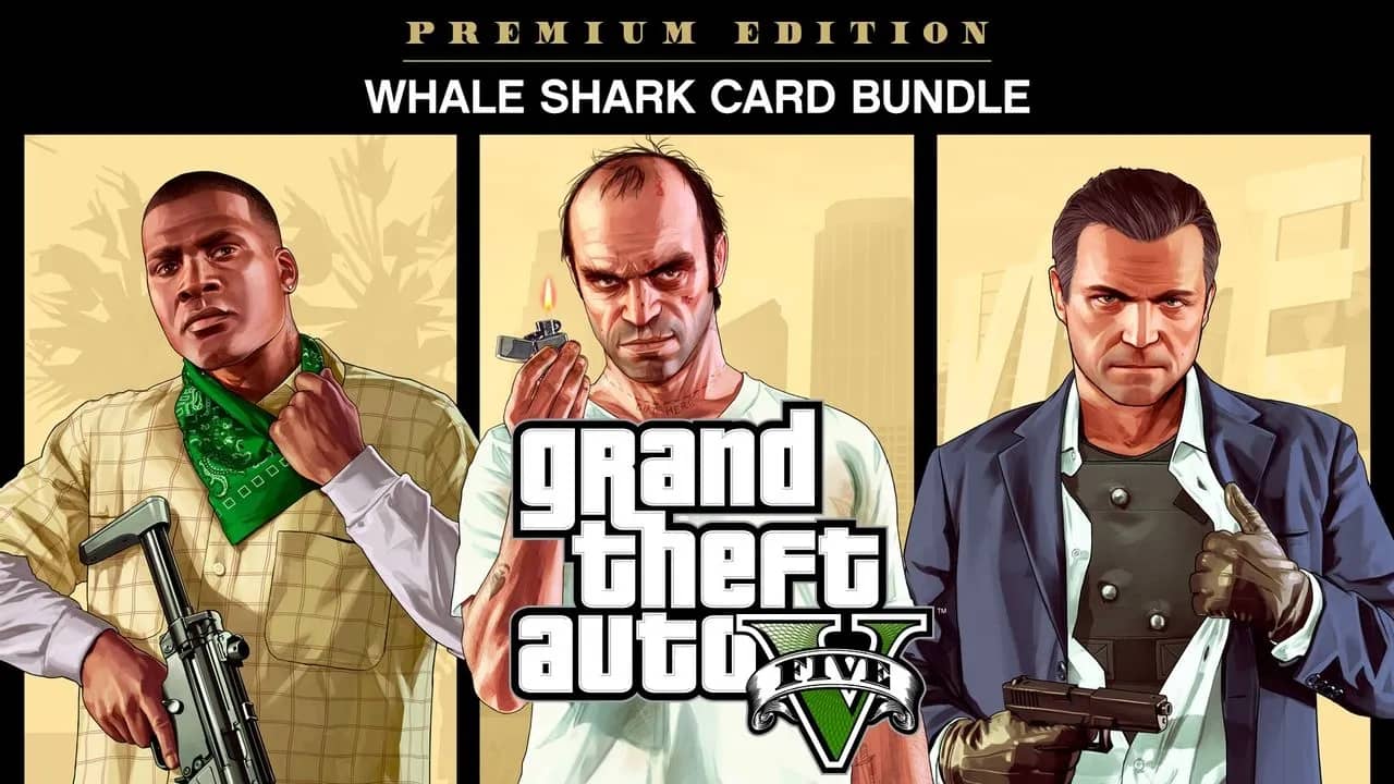 Grand Theft Auto V (GTA V): Premium Edition & Whale Shark Card Bundle